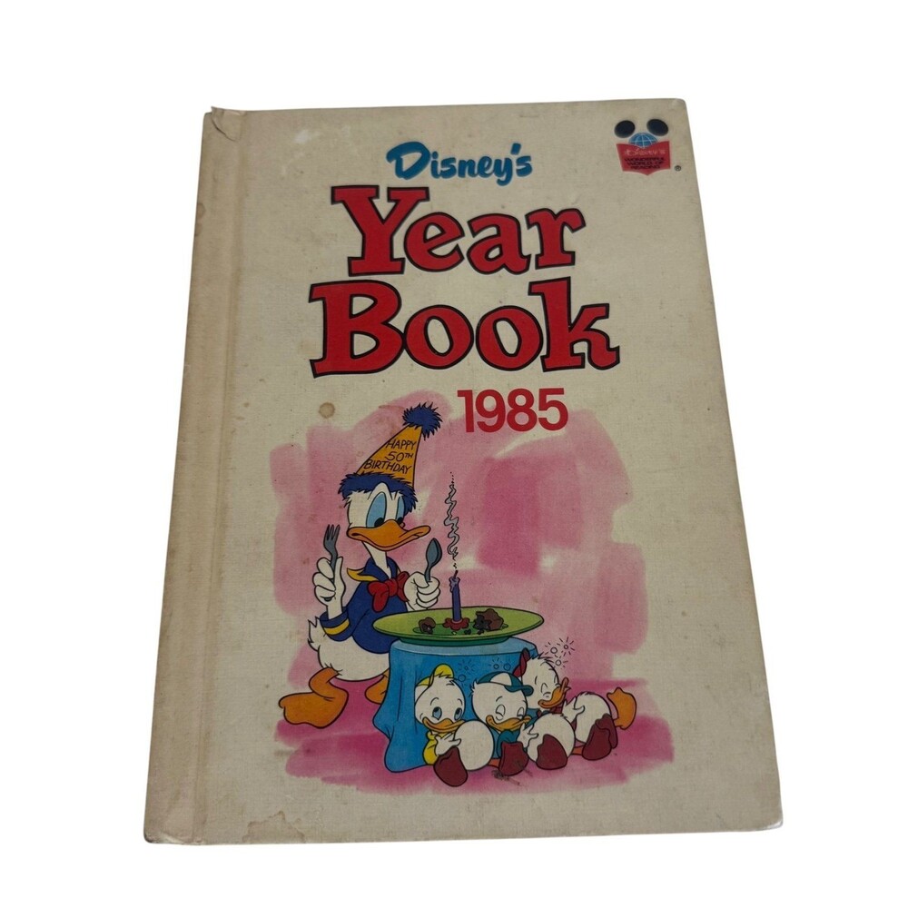 Disney Year Book 1985 Hardcover Vintage